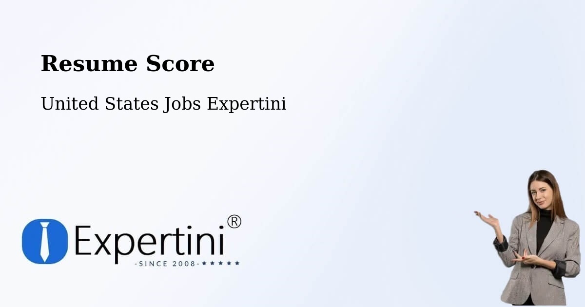 Resume Score - United States Jobs Expertini